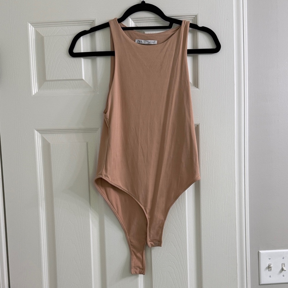 Zara Beige Bodysuit